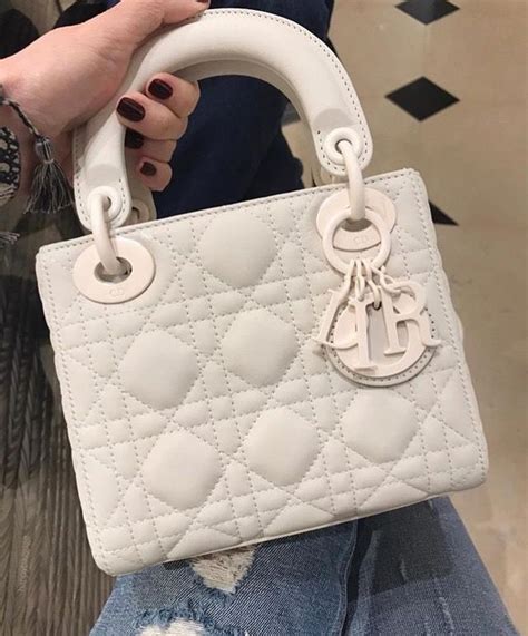 whote dior bag|small white dior bag.